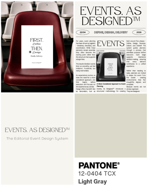 Events, As Designed™ Professional Edition